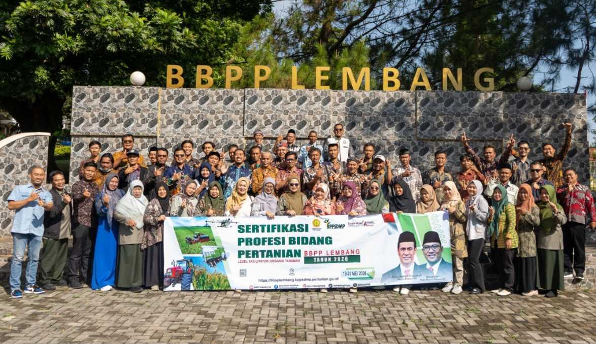 Kementan Sertifikasi 47 Fasilitator Tanaman Organik di BBPP Lembang